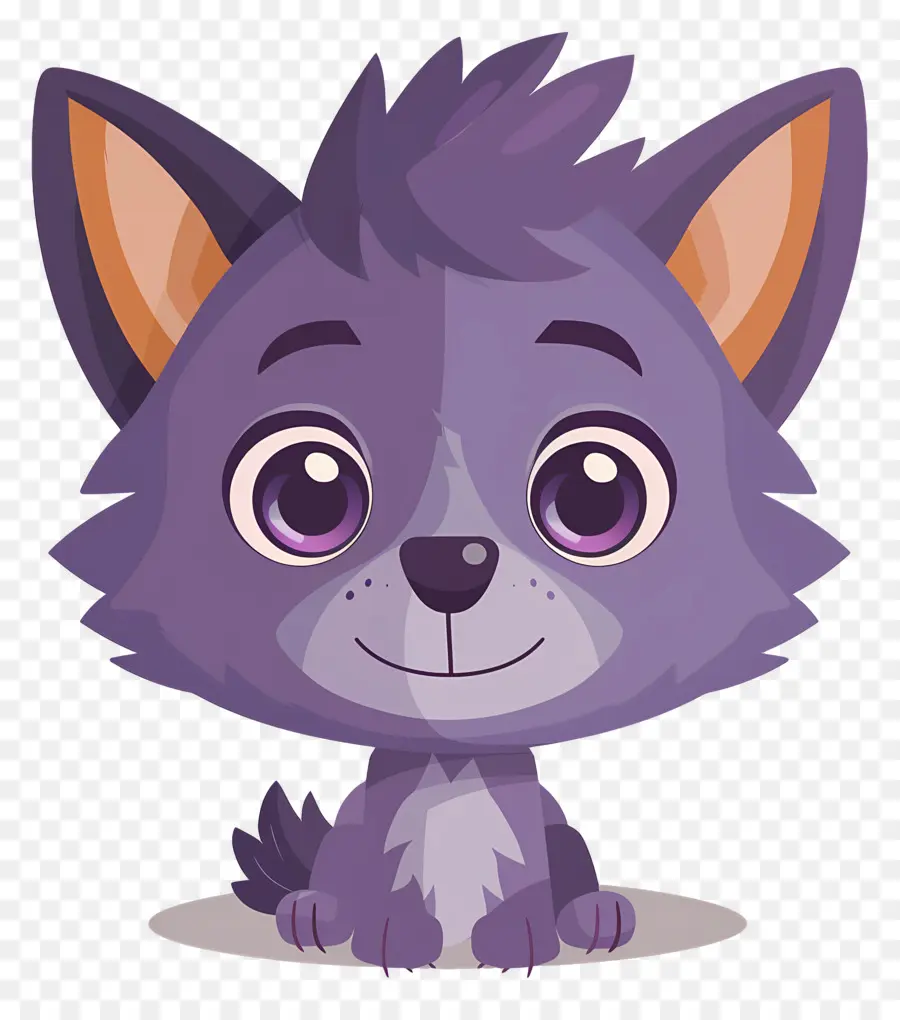 Tête De Loup，Loup Violet PNG