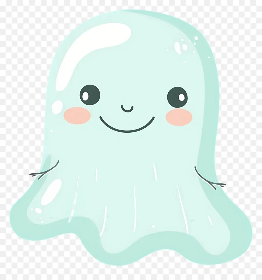 Fantôme De Dessin Animé，Méduse Mignonne PNG