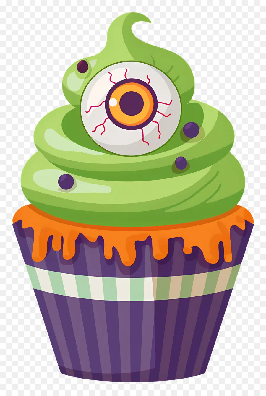 Petit Gâteau D'halloween，Petit Gâteau Aux Yeux PNG