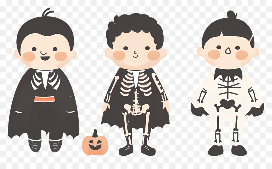 Enfants D'halloween，Enfants Déguisés PNG