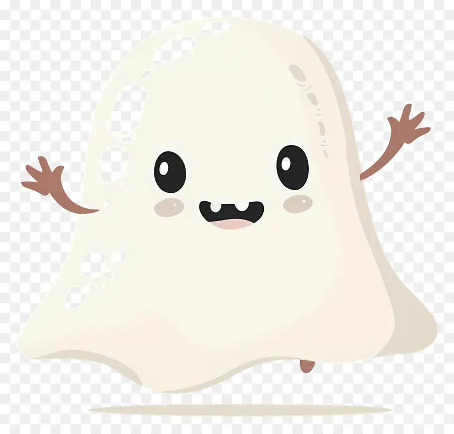 Fantôme Kawaii，Fantôme Mignon PNG