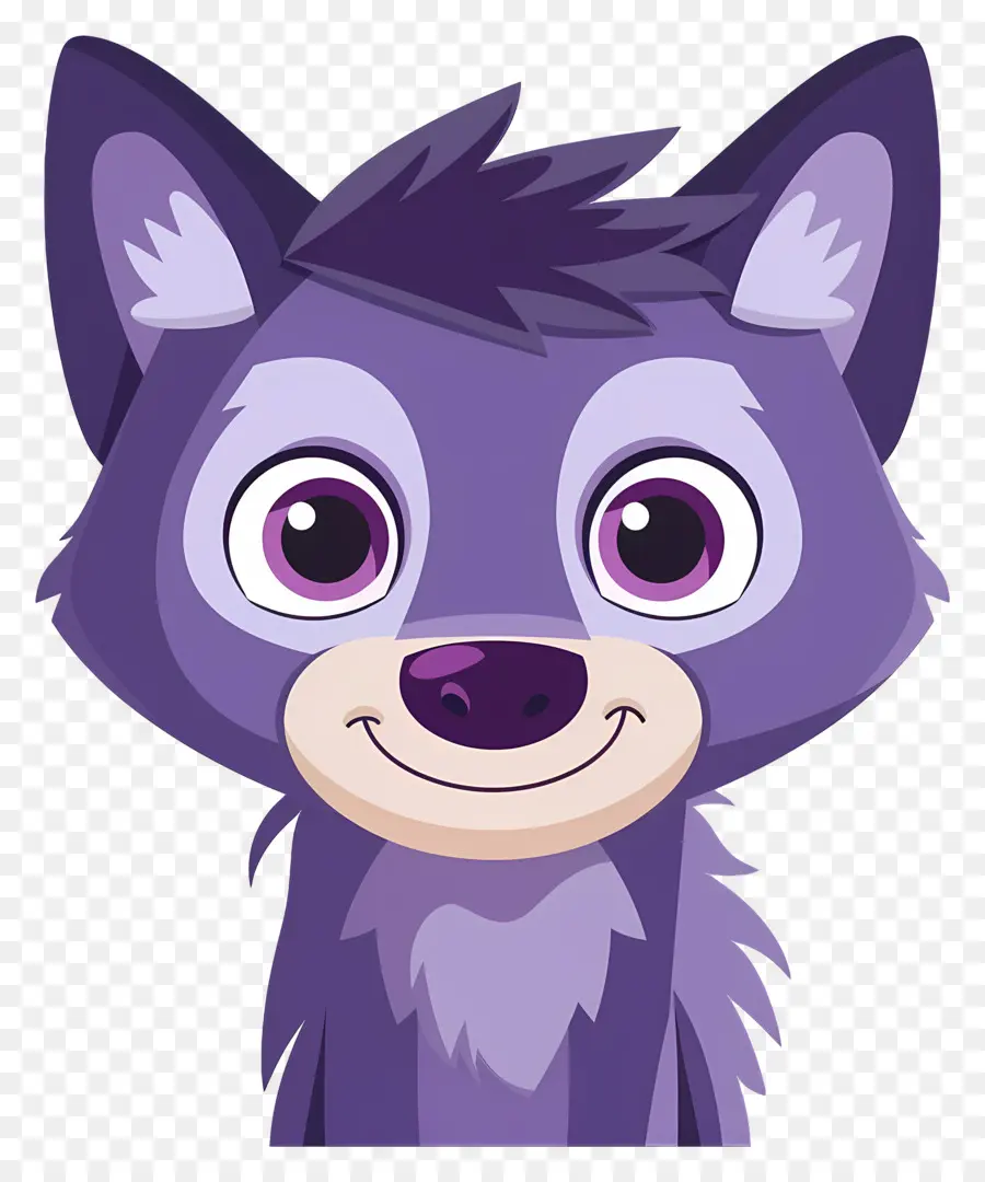 Tête De Loup，Chien De Dessin Animé PNG