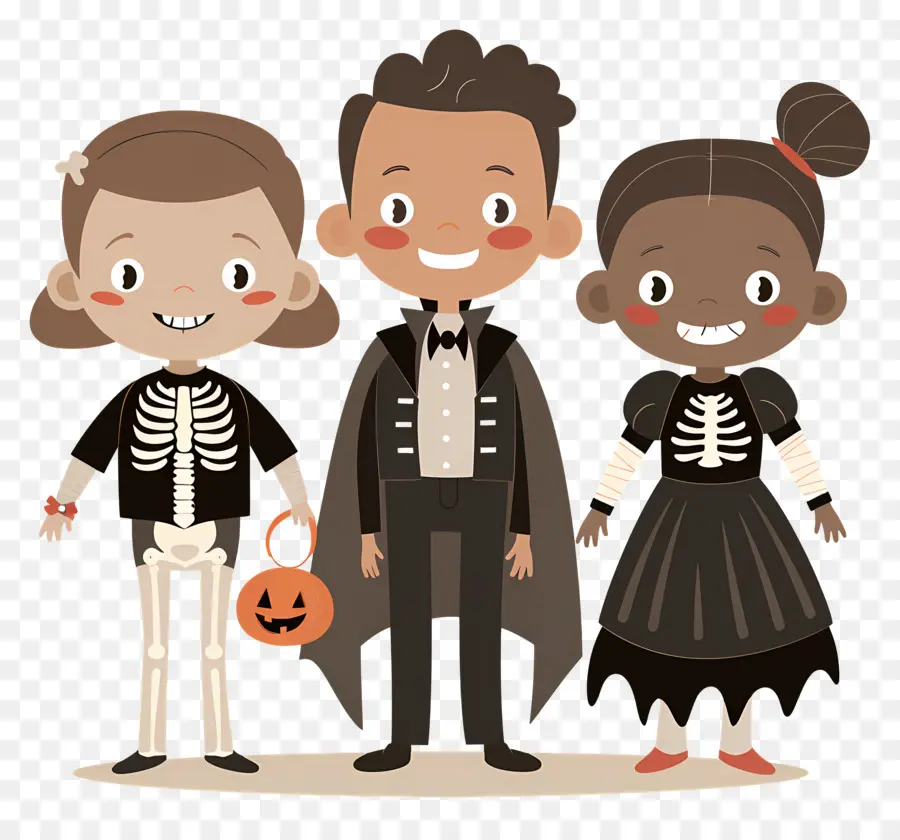 Enfants D'halloween，Déguisements D'halloween PNG