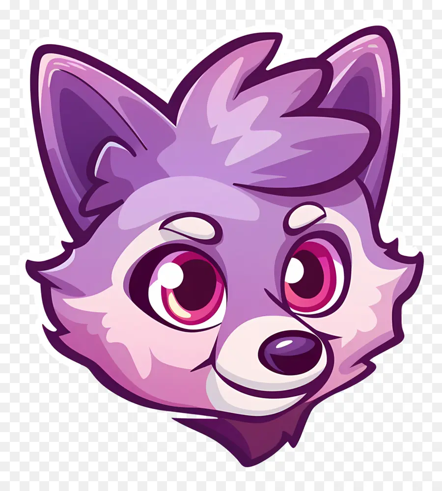 Tête De Loup，Chien De Dessin Animé PNG