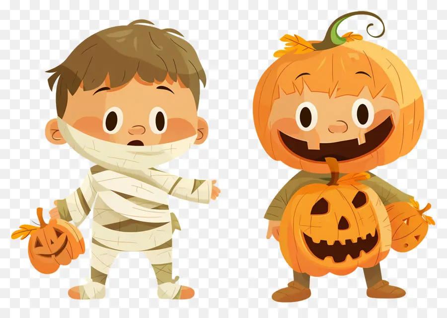 Enfants D'halloween，Enfants Déguisés PNG