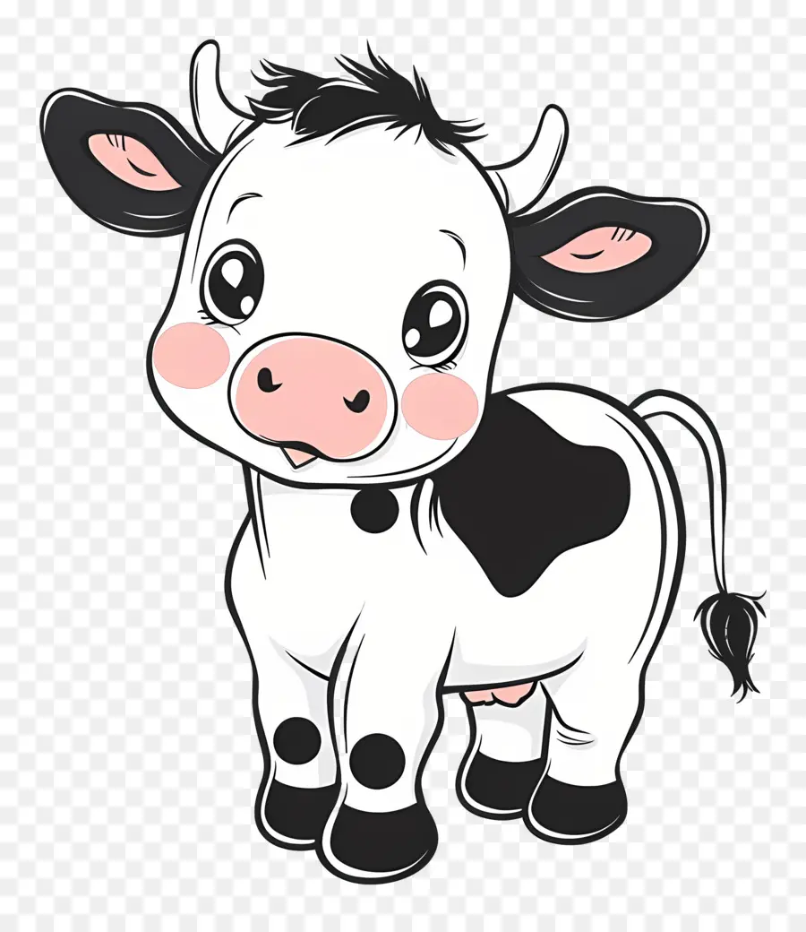 Vache Mignonne，Dessin Animé PNG