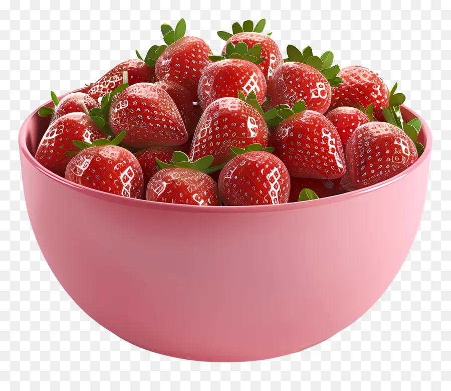 Bol De Fraises，Fruit PNG