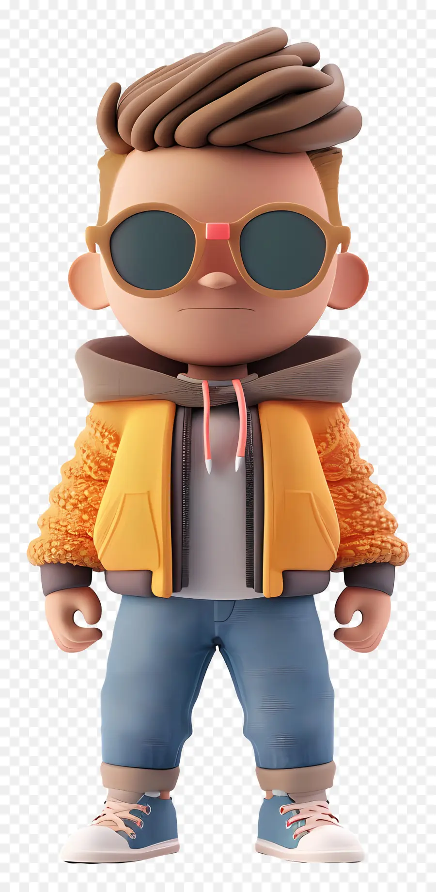 Homme Cool，Personnage De Dessin Animé élégant PNG