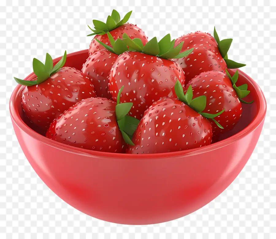 Bol De Fraises，Fraises Dans Un Bol PNG