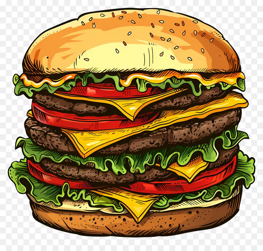 Burger De Boeuf，Hamburger PNG