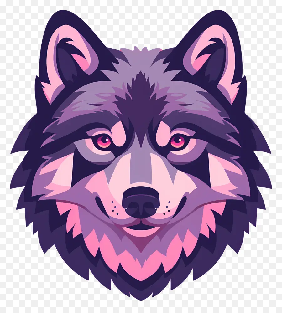 Tête De Loup，Loup De Dessin Animé PNG