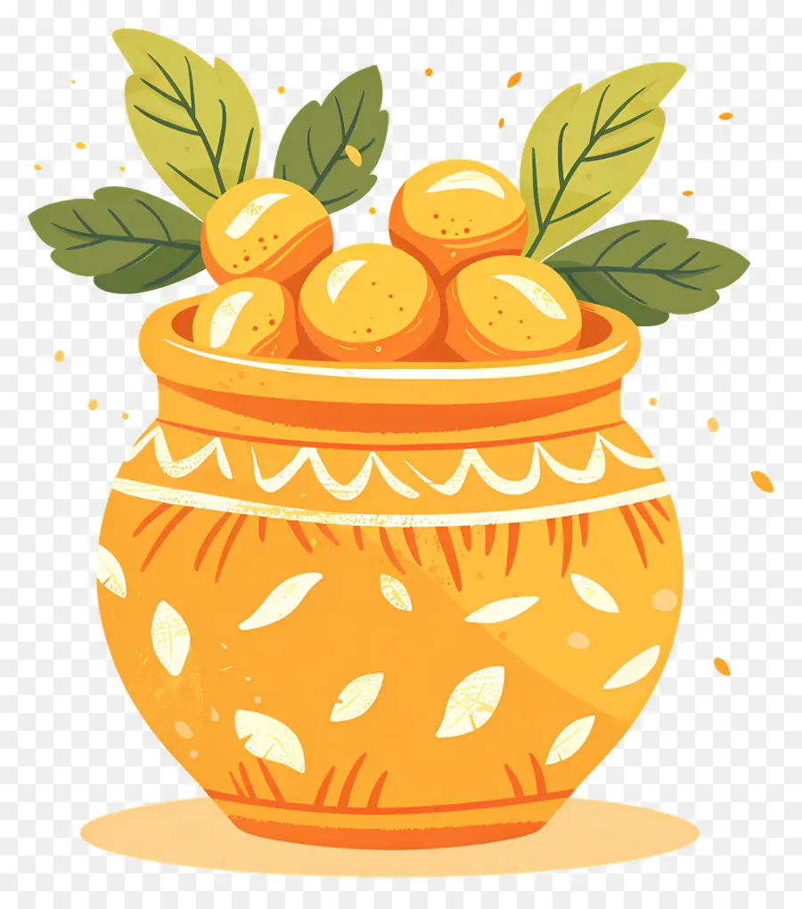 Pot Indien，Pot Aux Oranges PNG