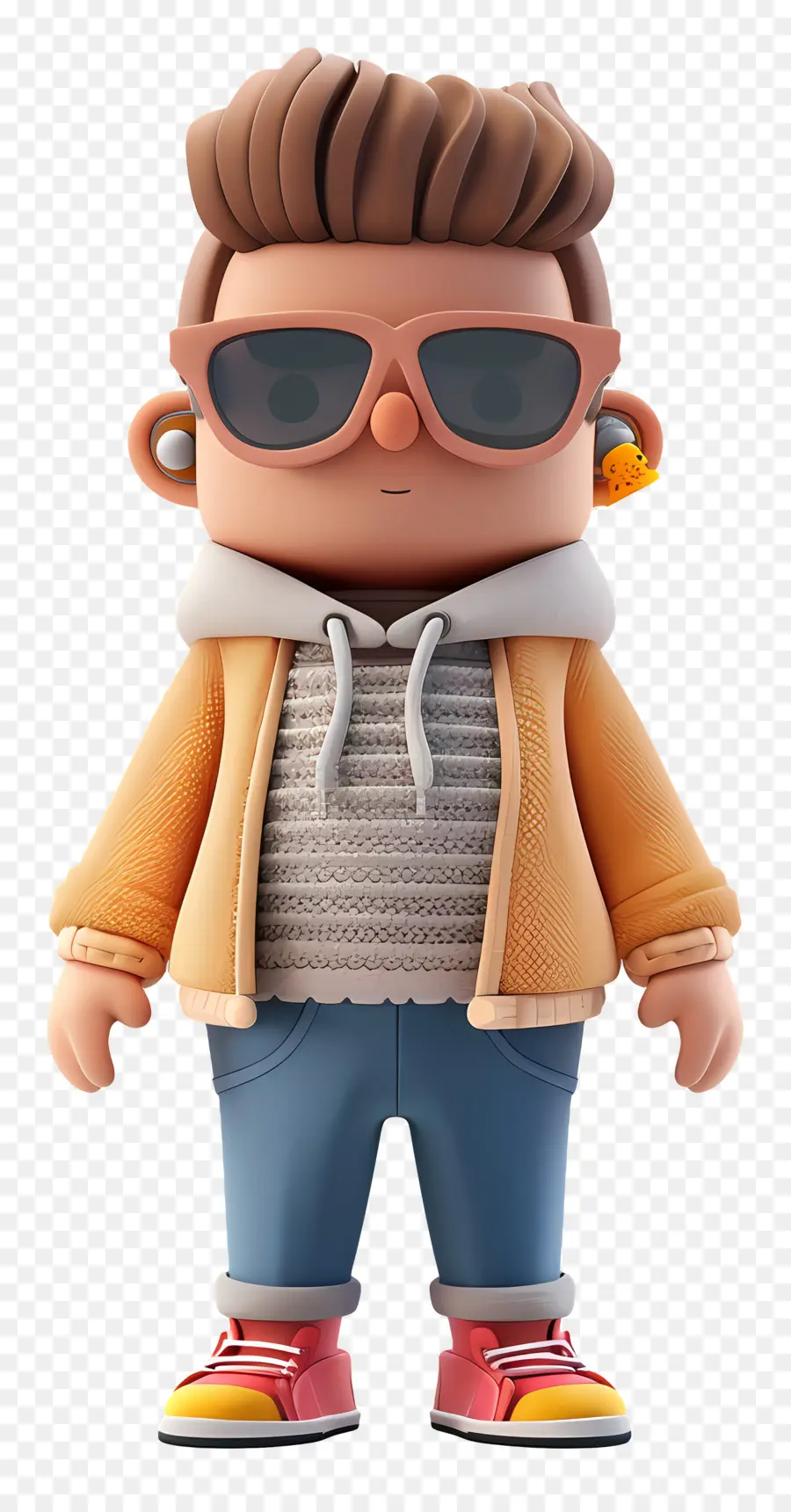 Homme Cool，Personnage De Dessin Animé élégant PNG