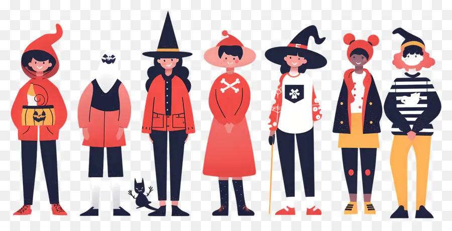 Enfants D'halloween，Déguisements D'halloween PNG