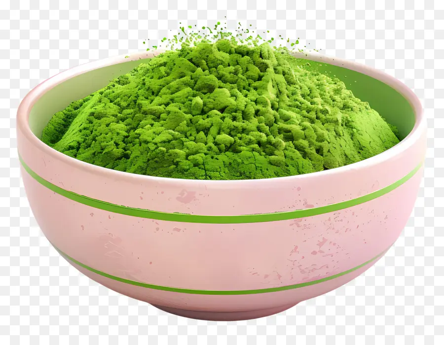 Matcha En Poudre，Poudre Verte PNG