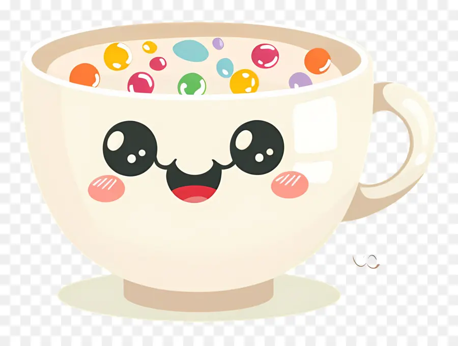 Bol De Céréales Kawaii，Jolie Tasse PNG