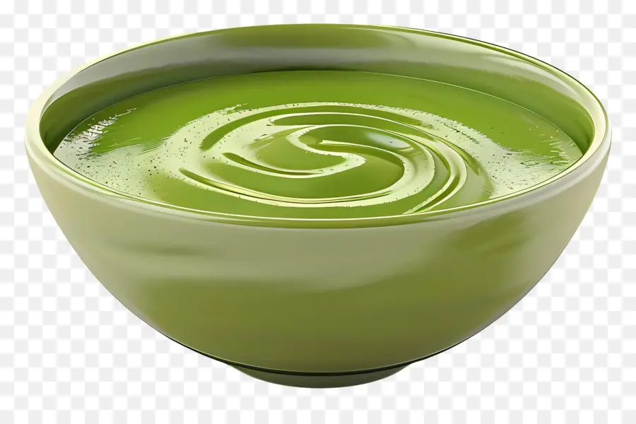 Thé Vert Matcha，Bol Vert PNG