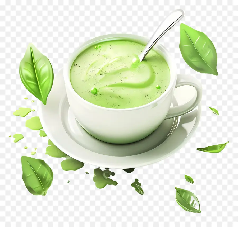 Thé Vert Matcha，Thé Vert PNG