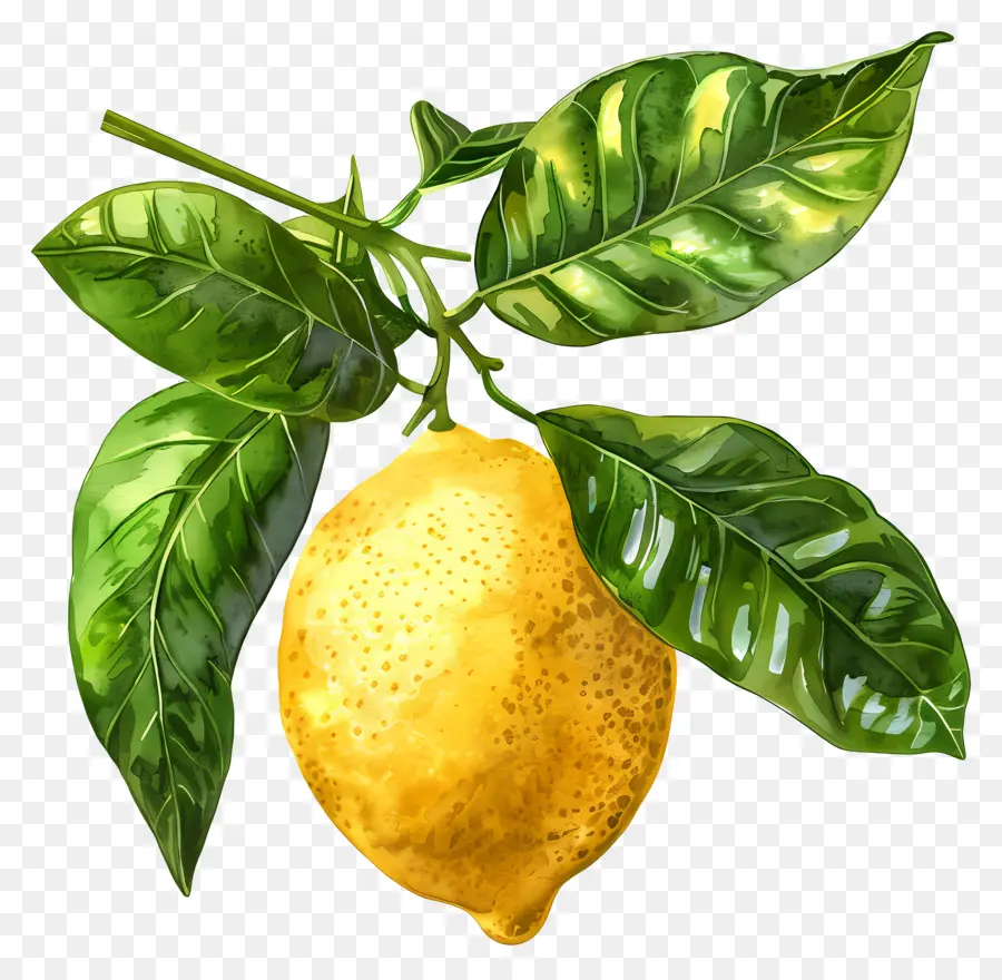 Aquarelle Citron，Citron PNG