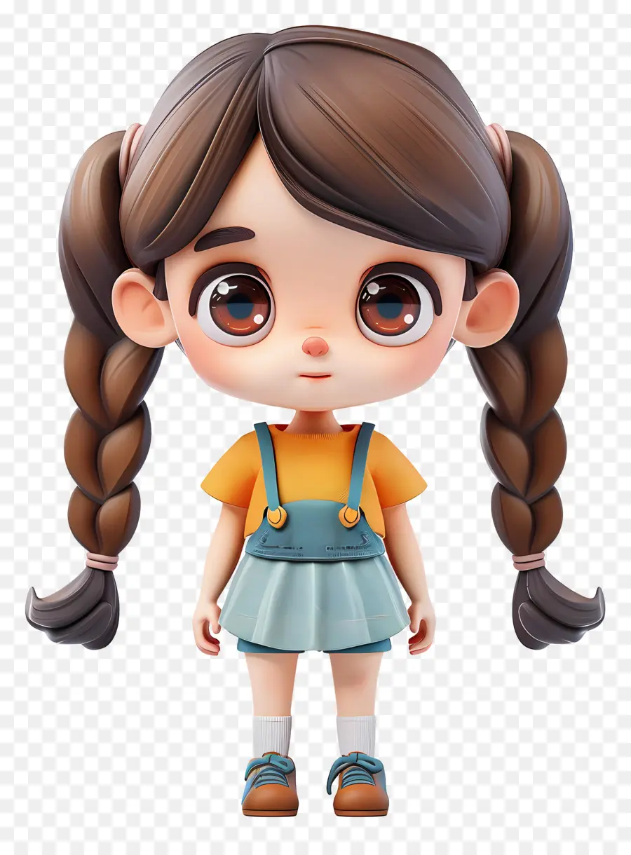 Fille Chibi，Fille De Dessin Animé PNG