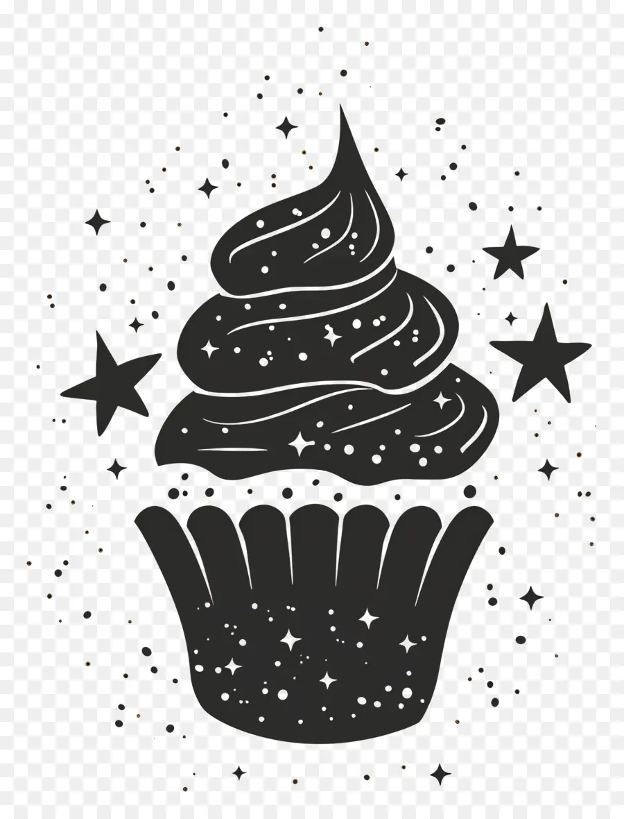 Silhouette De Petit Gâteau，Petit Gâteau PNG