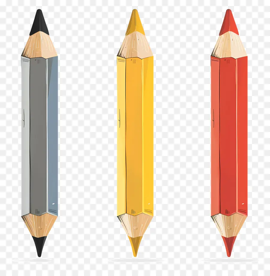 Crayons De Couleur，Crayons à Double Extrémité PNG