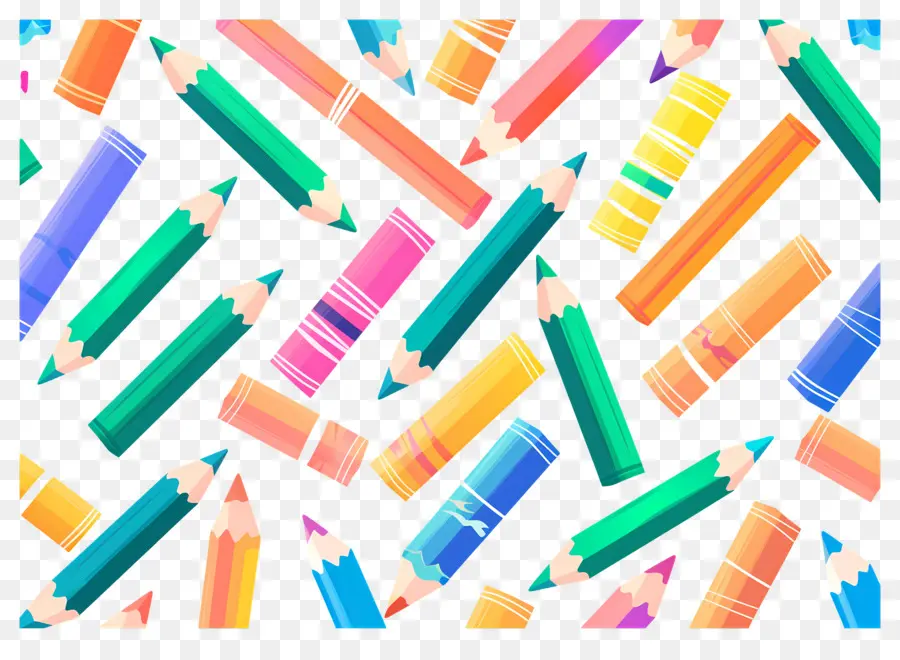 Crayons De Couleur，Crayons Colorés PNG