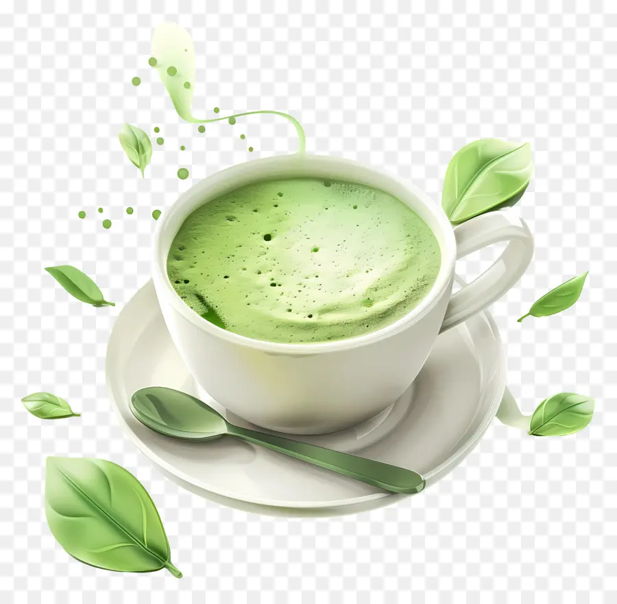 Thé Vert Matcha，Thé Vert PNG