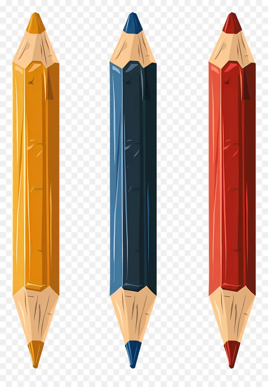 Crayons De Couleur，Crayons PNG