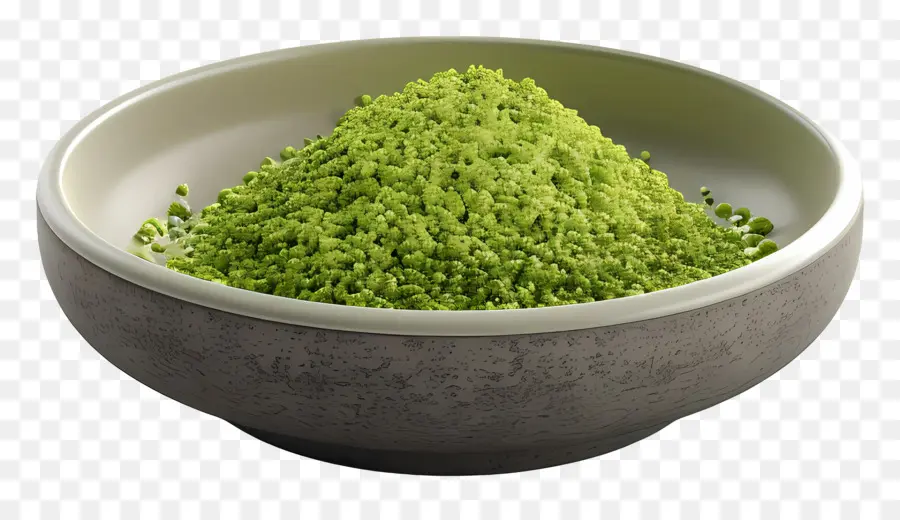 Matcha En Poudre，Granulés Verts PNG