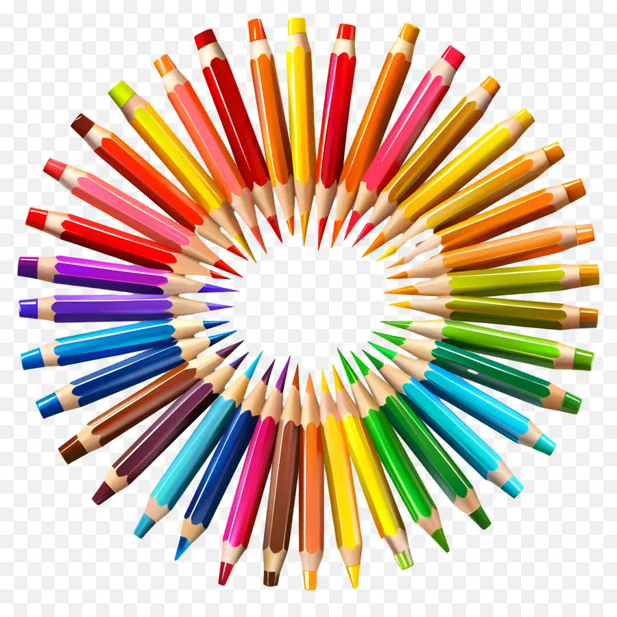 Crayons De Couleur，Dessin PNG