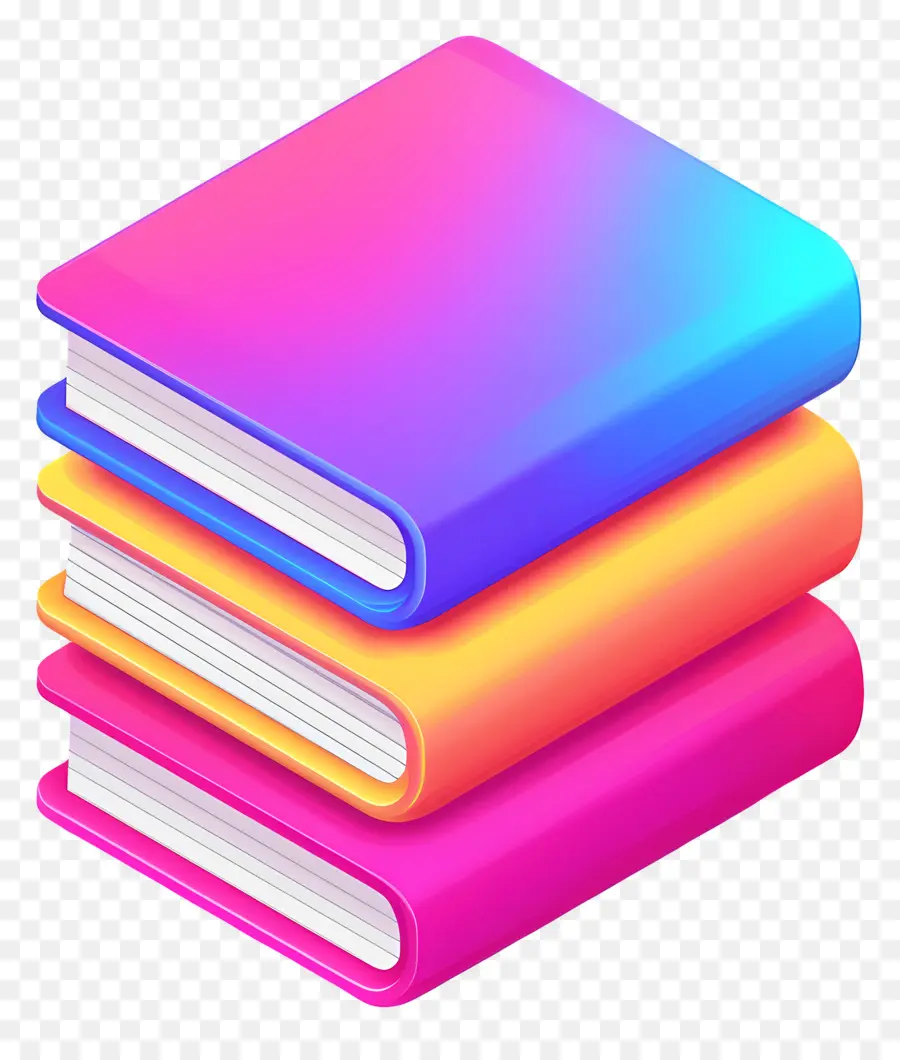 Logo Du Livre，Livres Colorés PNG