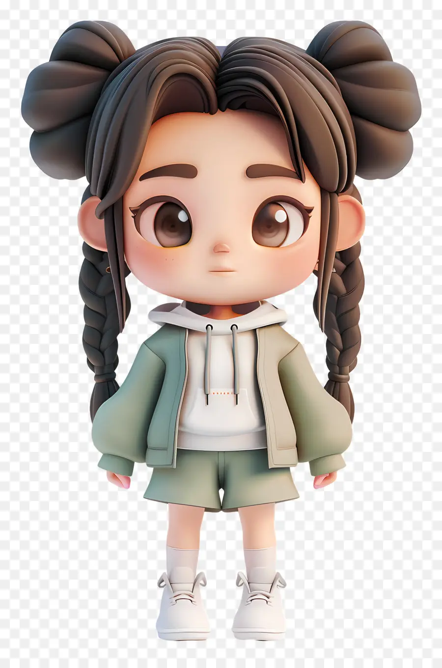 Fille Chibi，Personnage De Fille Chibi PNG