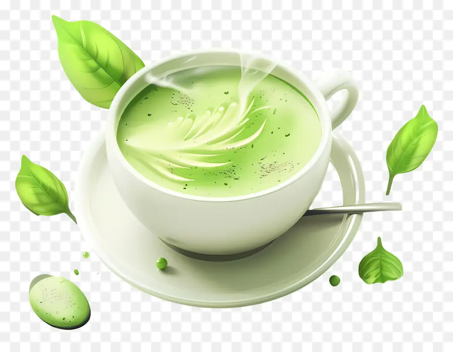 Thé Vert Matcha，Thé Vert PNG