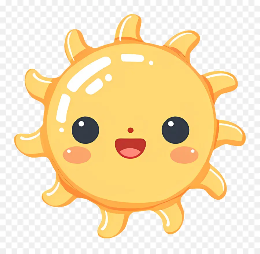 Soleil Kawaii，Soleil Mignon PNG