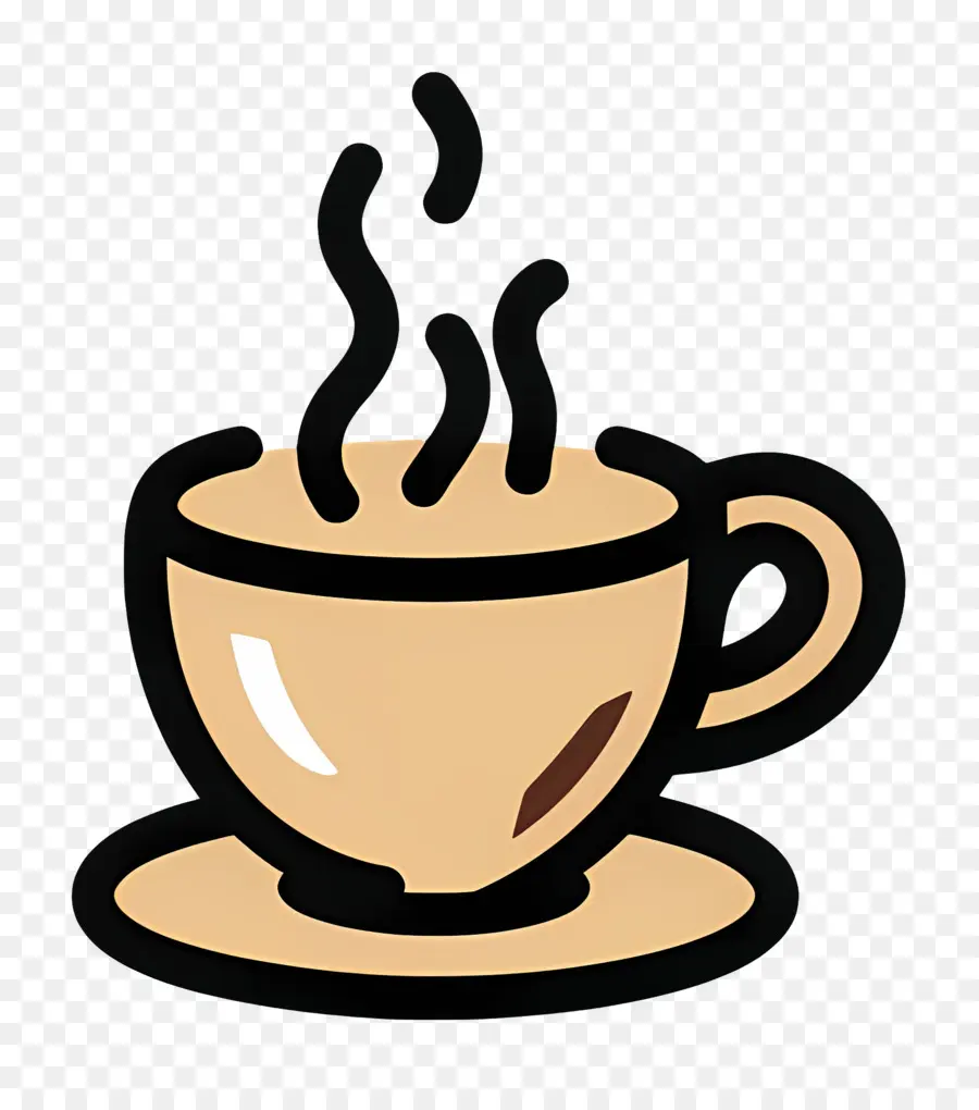 Logo Du Café，Coupe Jaune PNG