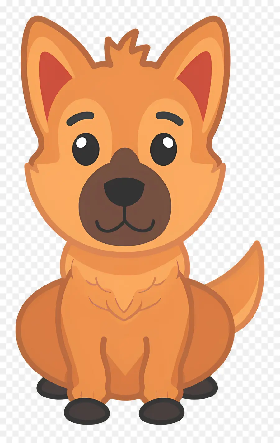 Chien Berger Allemand，Chien De Dessin Animé PNG