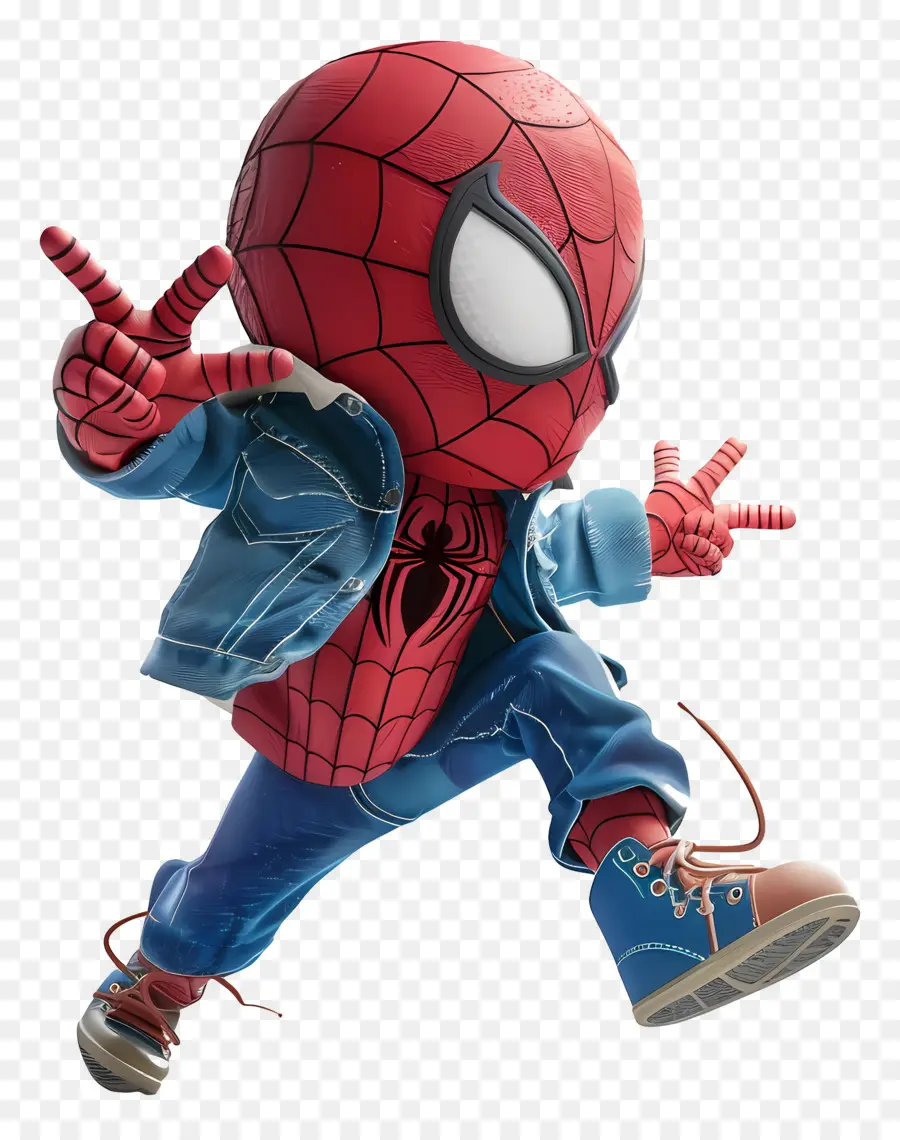 Bébé Spiderman，Super Héros De Dessin Animé PNG