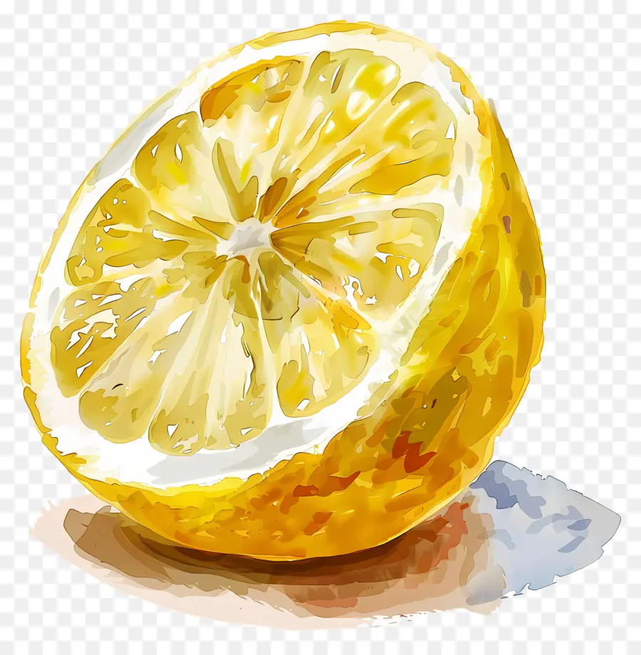 Aquarelle Citron，Citron PNG