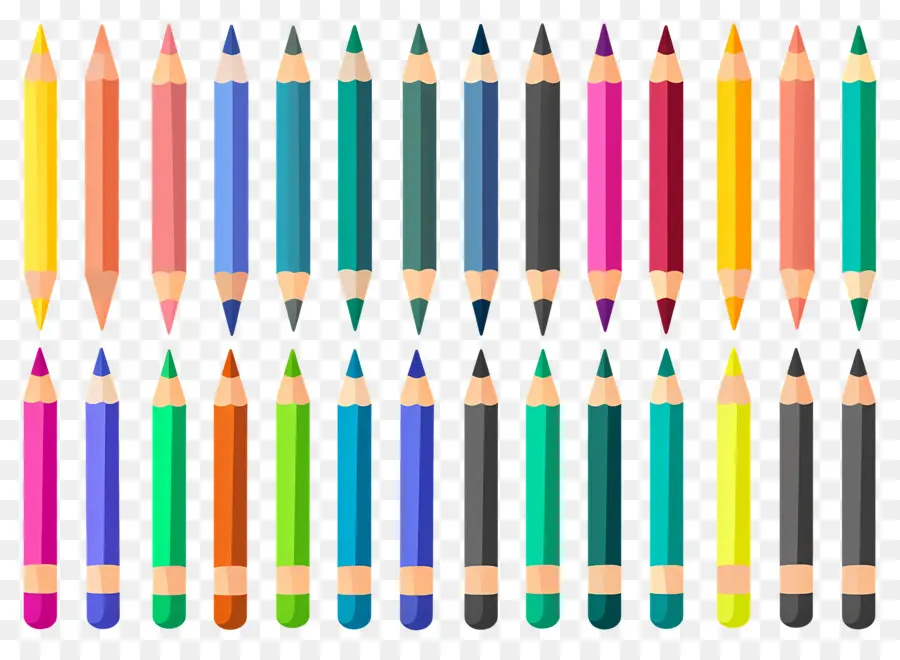 Crayons De Couleur，Dessin PNG