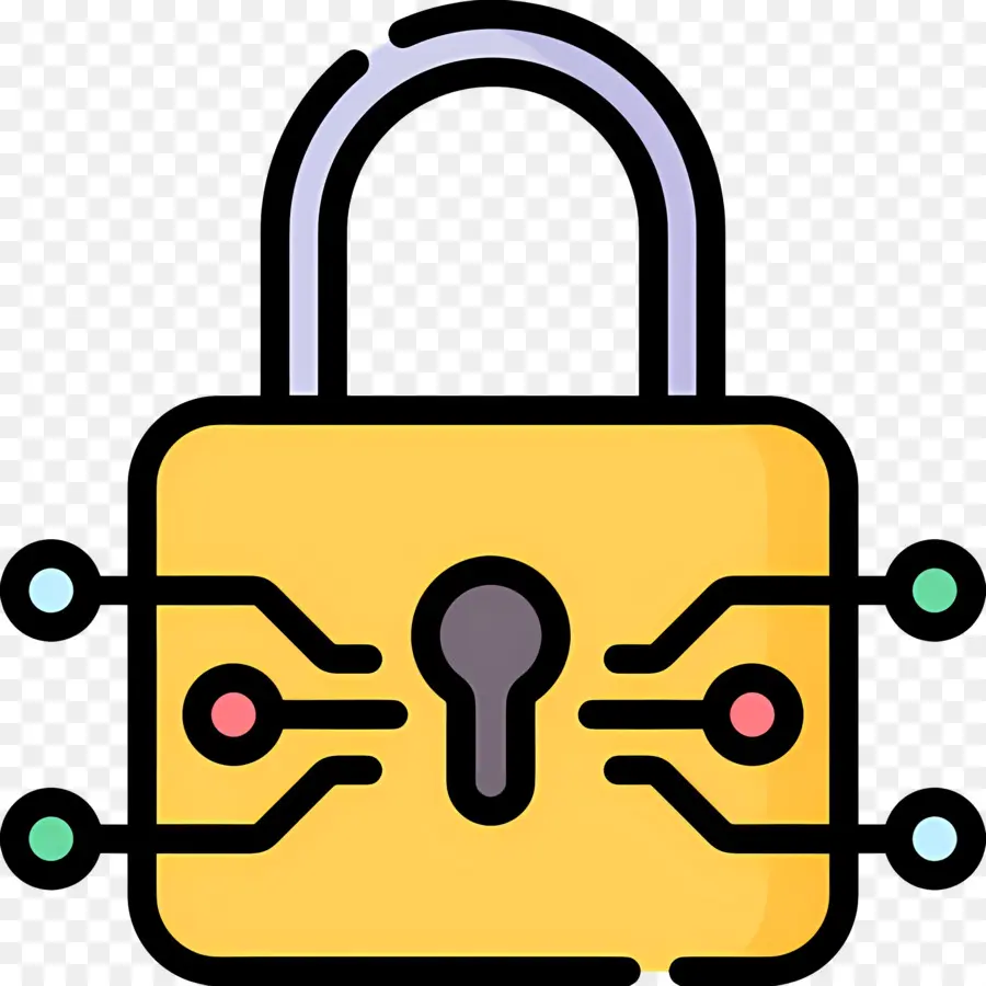 Cybersécurité，Cadenas PNG