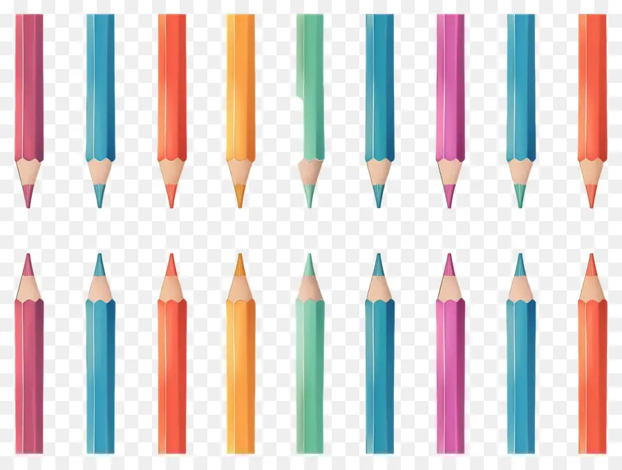 Crayons De Couleur，Dessin PNG