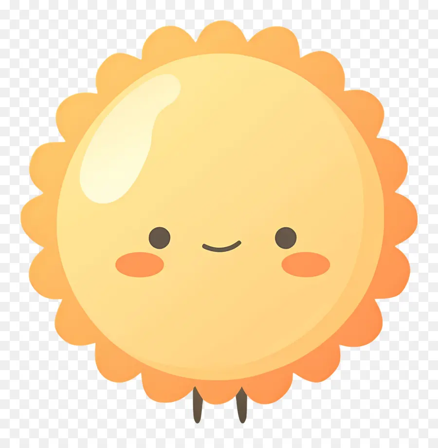 Soleil Kawaii，Soleil De Dessin Animé PNG