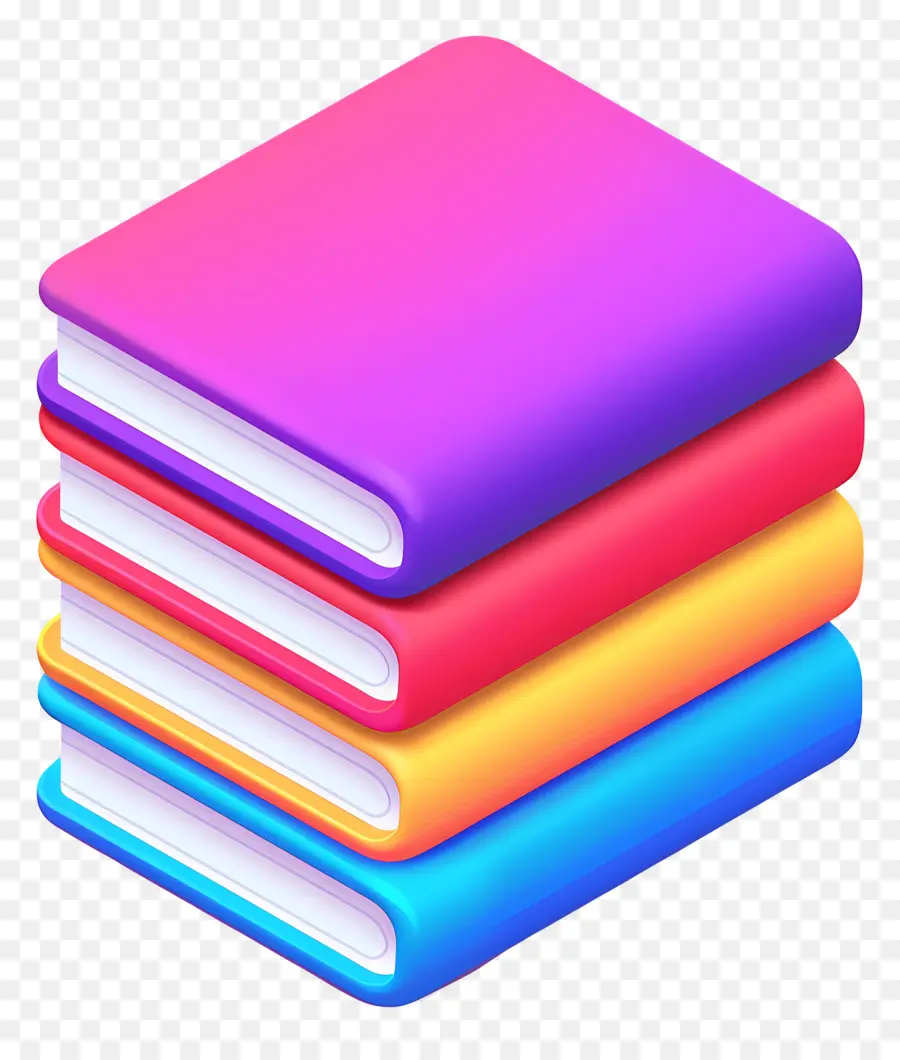 Logo Du Livre，Livres Colorés PNG