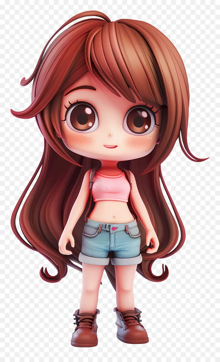 Fille Chibi，Mignon PNG