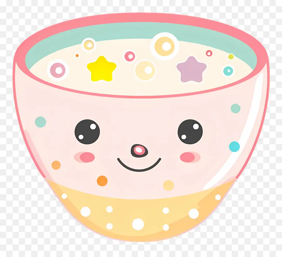 Bol De Céréales Kawaii，Joli Bol PNG