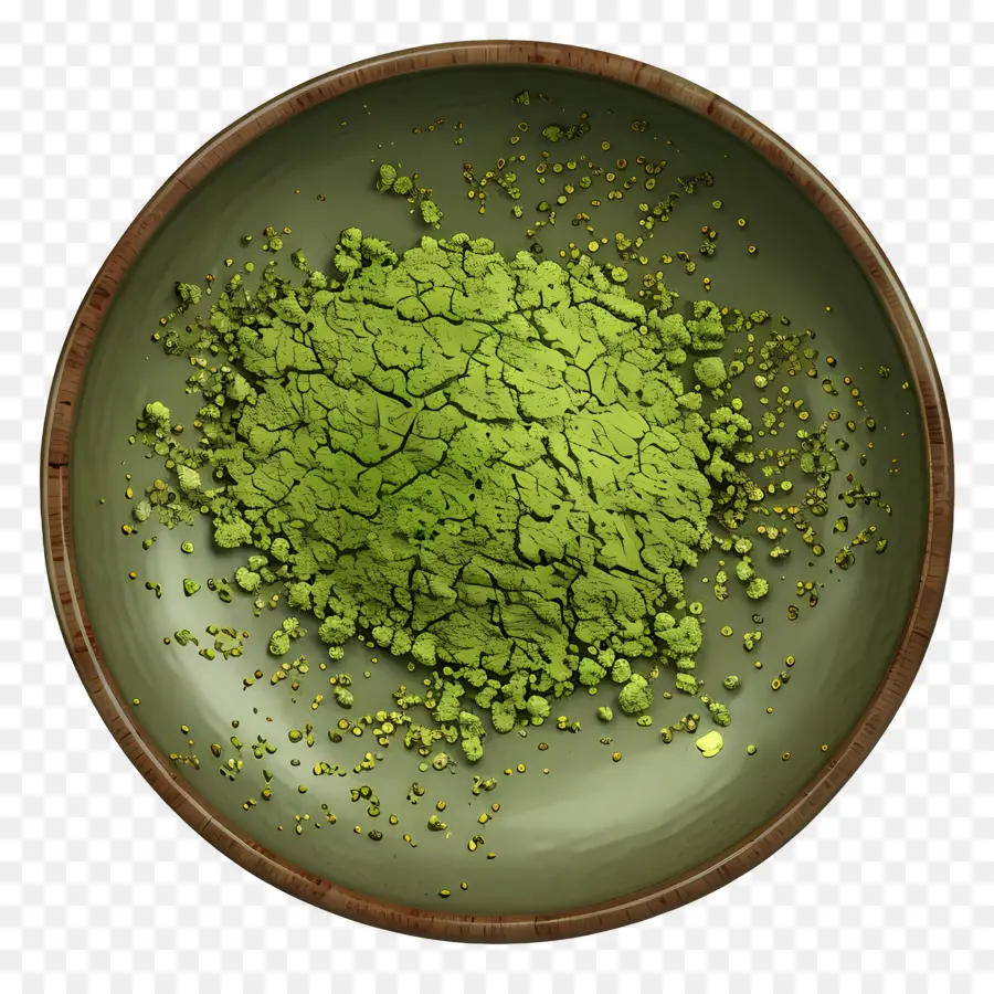 Matcha En Poudre，Poudre Verte PNG