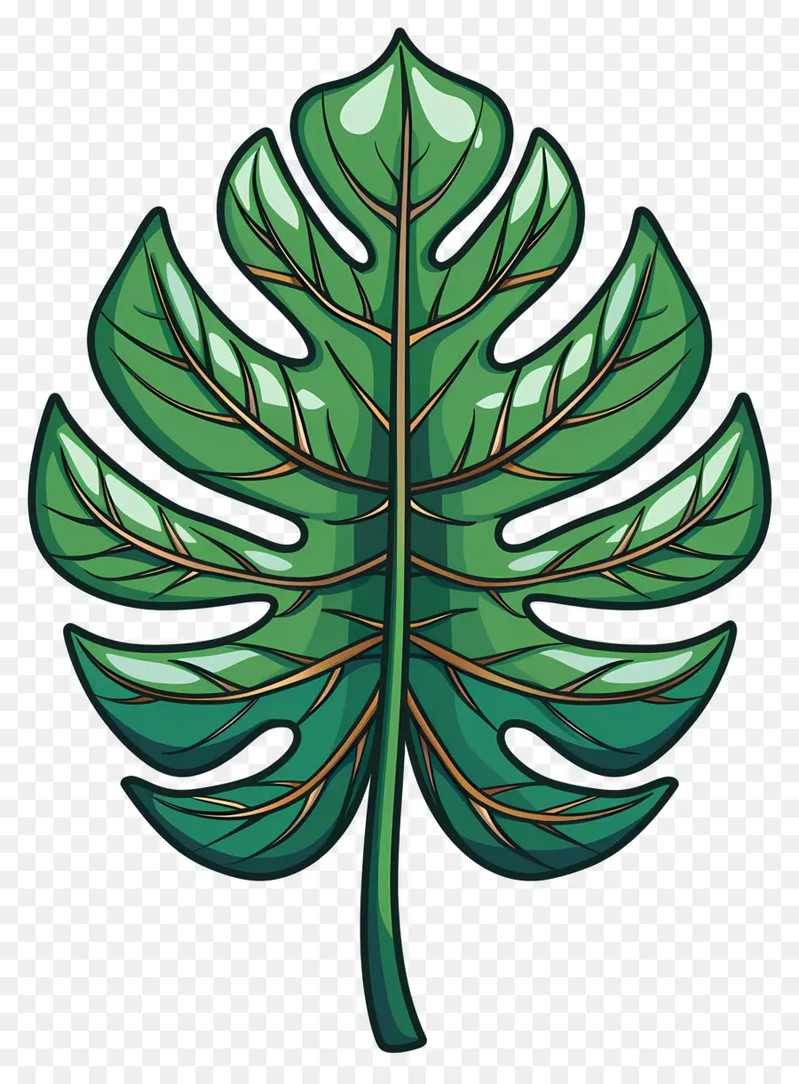 Feuille Unique，Feuille De Monstera PNG