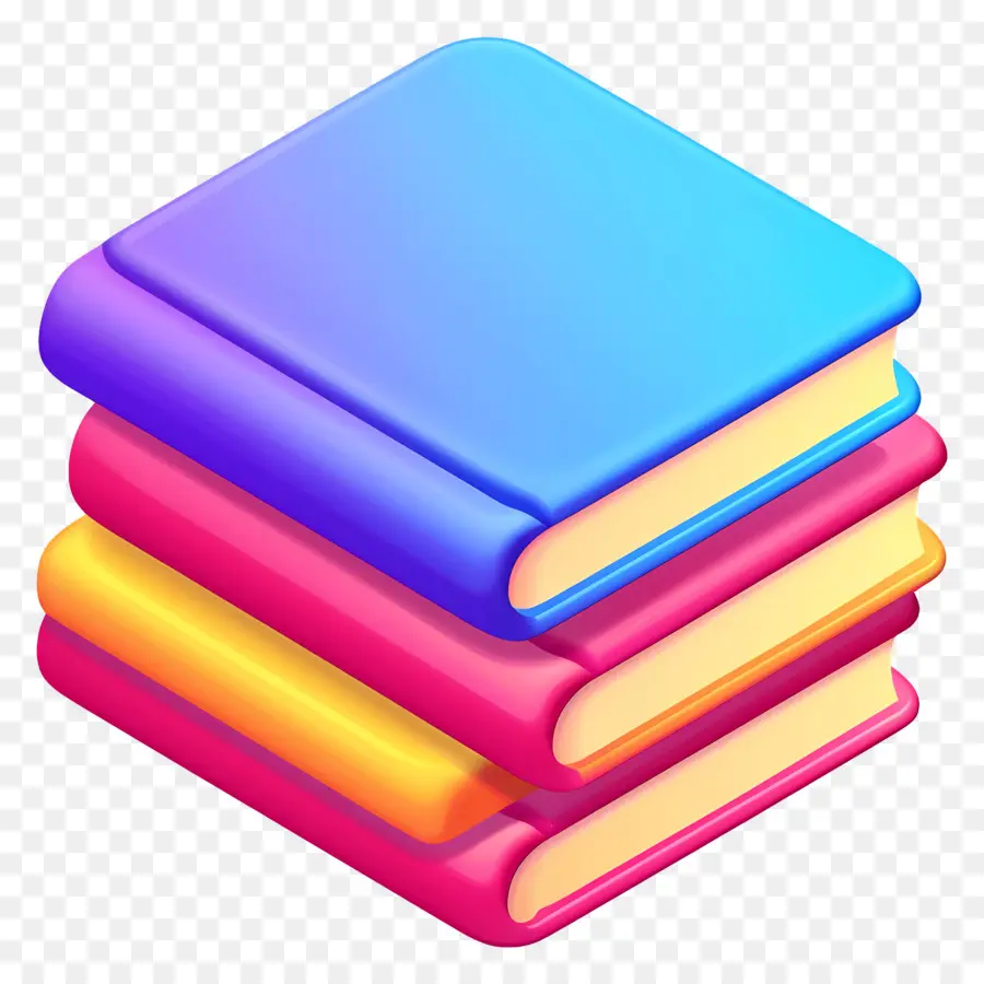 Logo Du Livre，Livres Colorés PNG