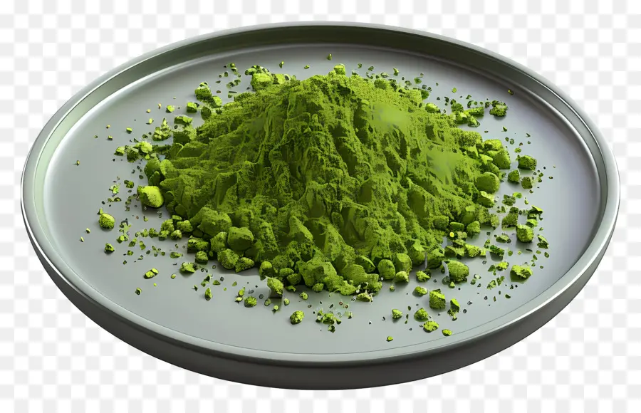 Matcha En Poudre，Poudre Verte PNG